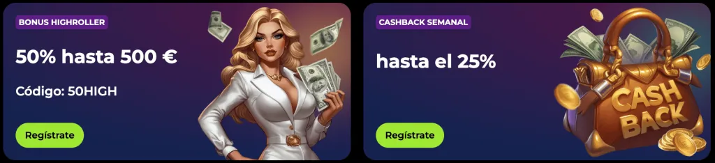 Promociones continuas de Spin Mama Casino